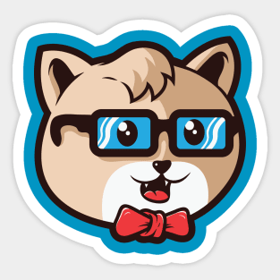 Smarty Cat Sticker